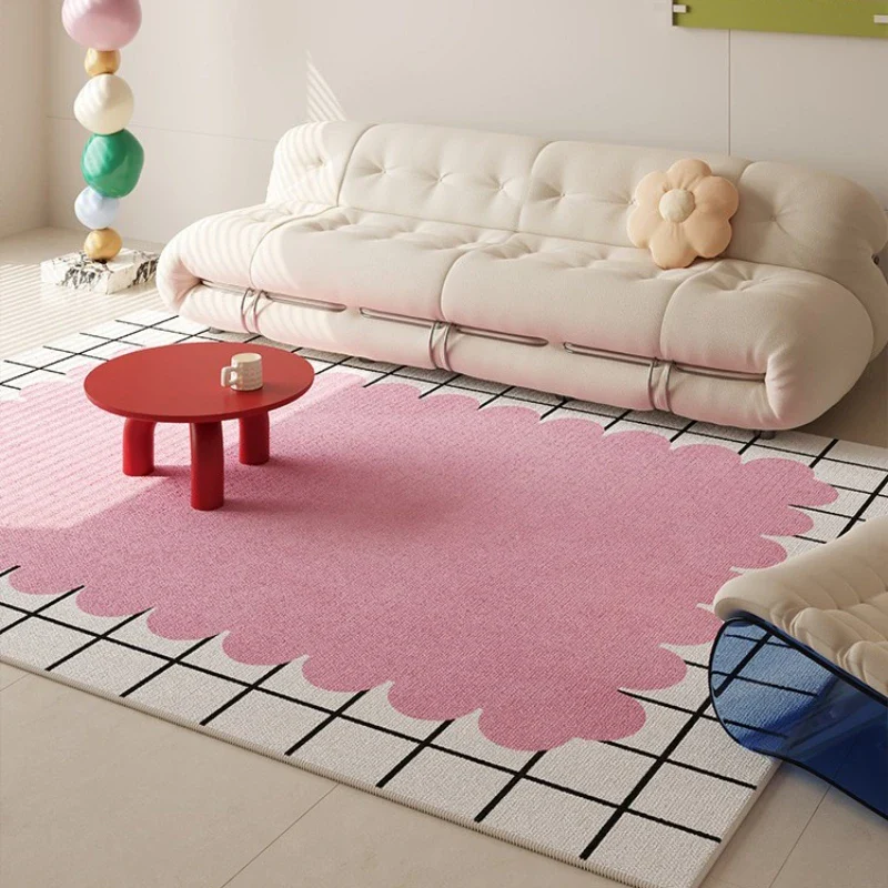 Scallop & Grid Tufted Rug - Image 3