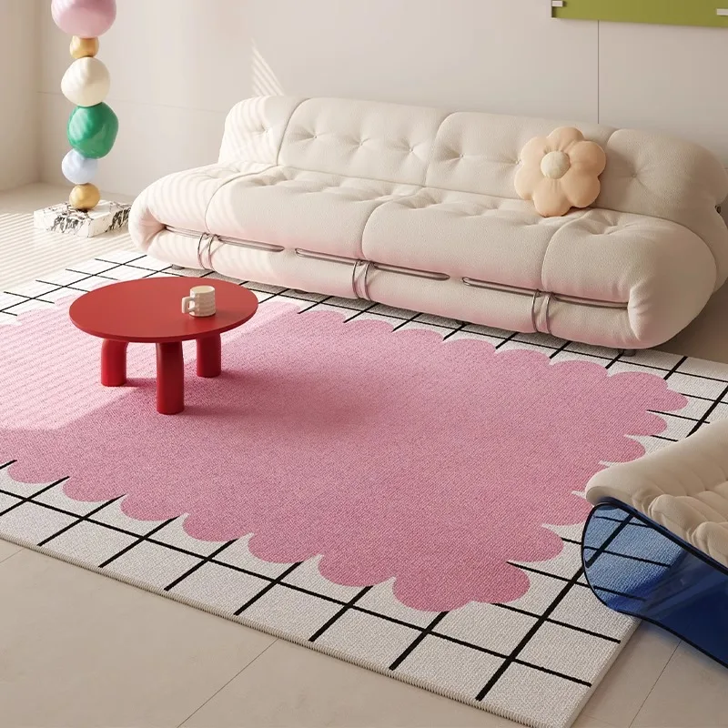 Scallop & Grid Tufted Rug - Image 6