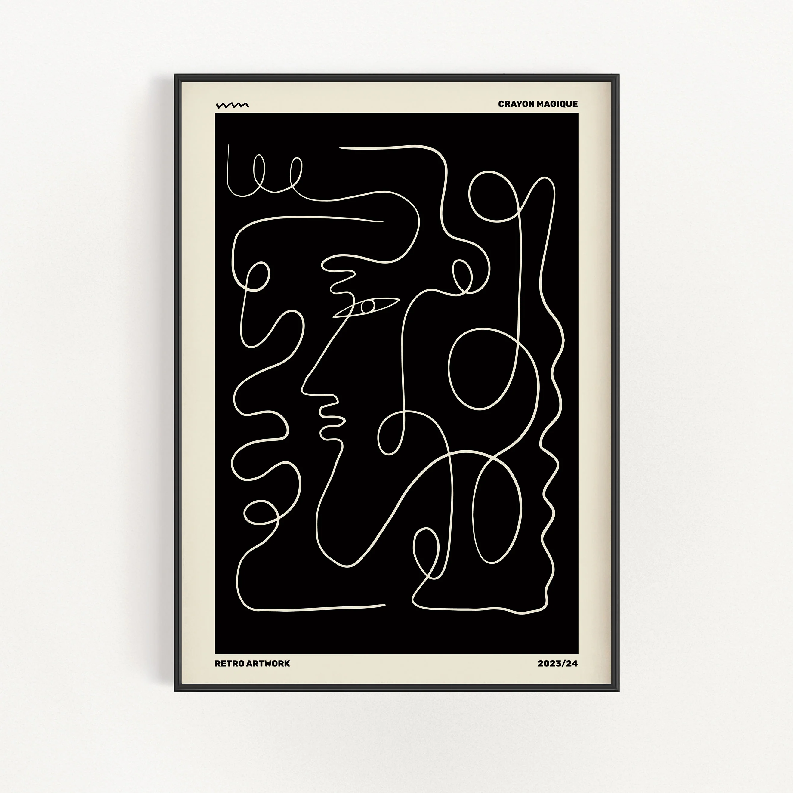 Scribble in black 4