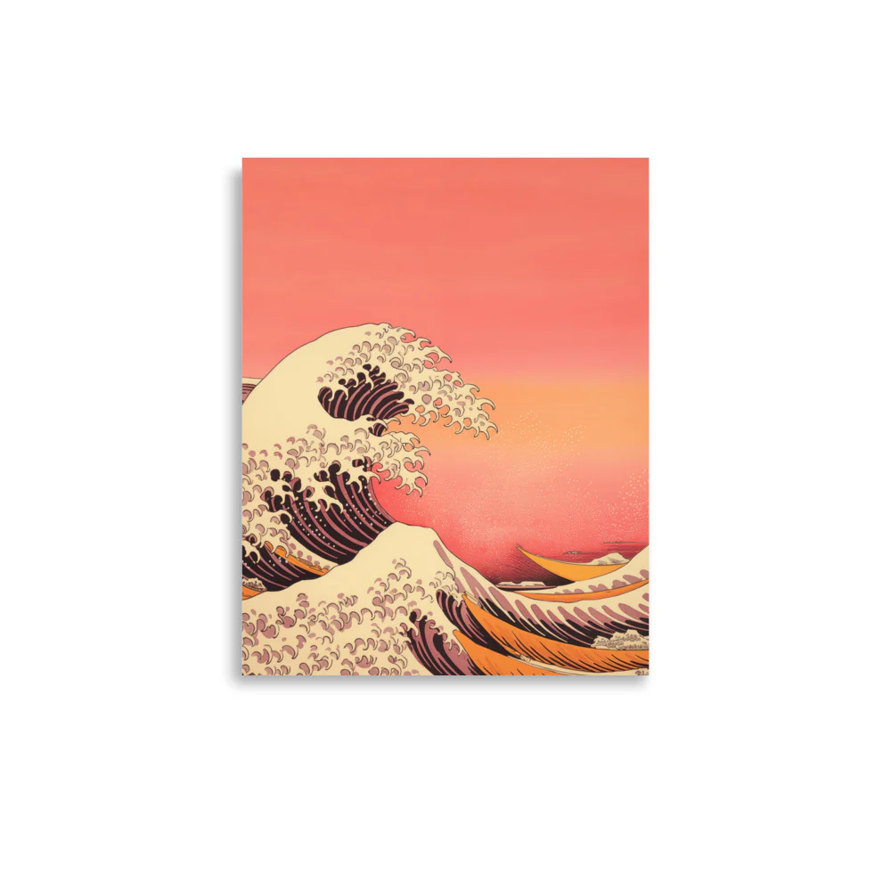 Seawaves under the sunset - Image 2