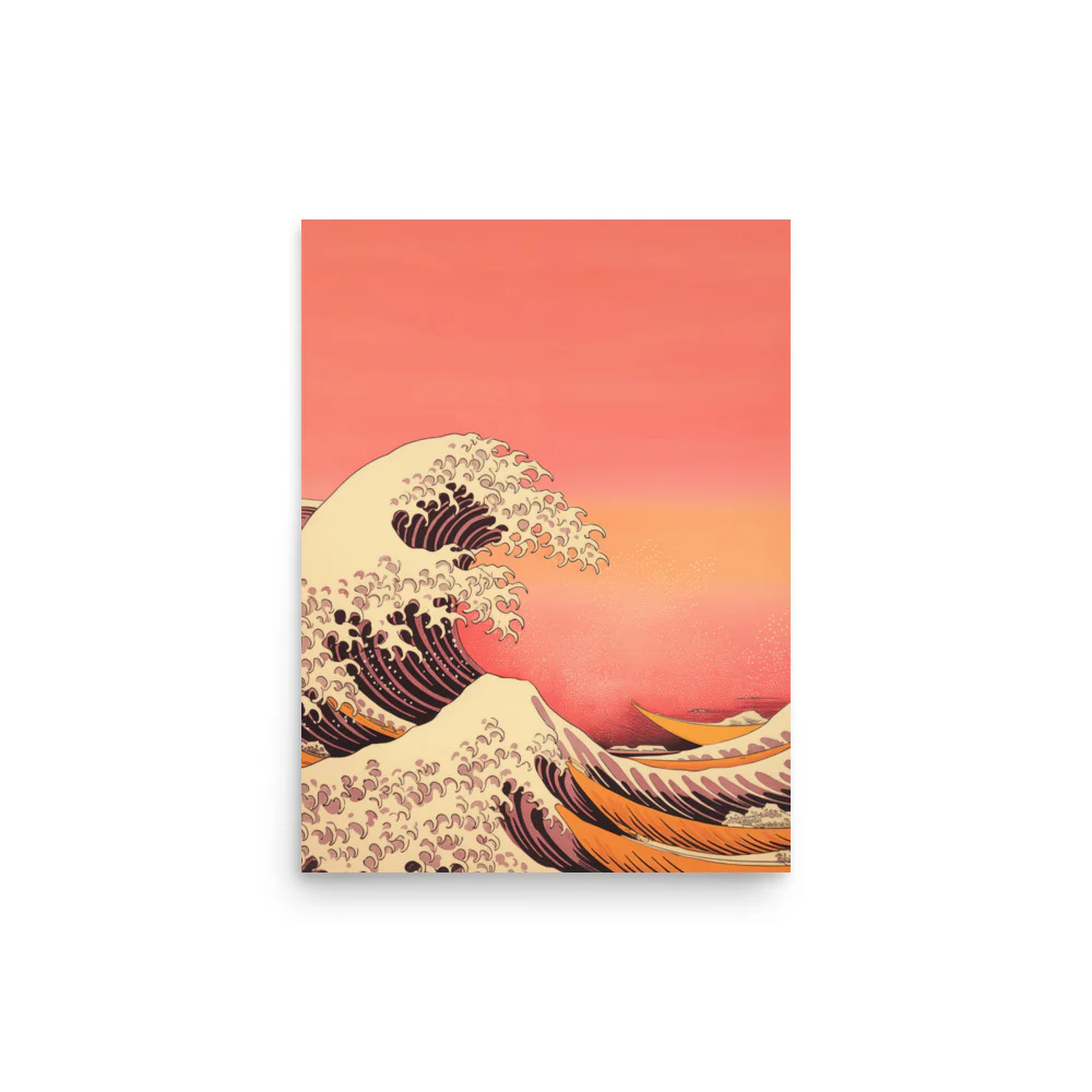 Seawaves under the sunset - Image 3