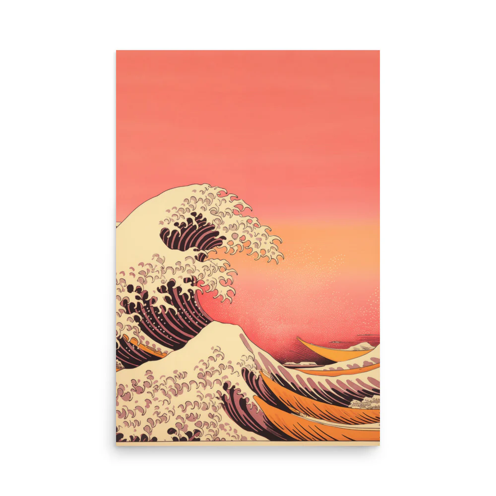 Seawaves under the sunset - Image 7