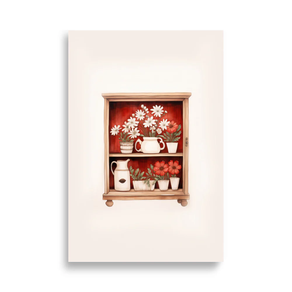 Shelf with Flowers - Image 5