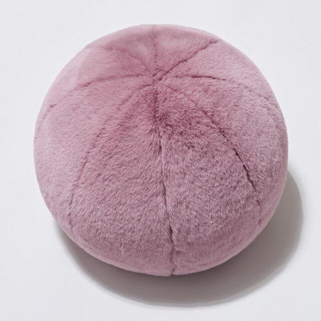 Short Fur Ball Pillow - Image 11