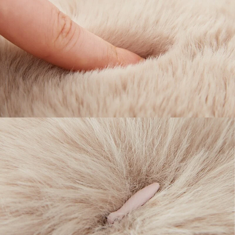Short Fur Ball Pillow - Image 7