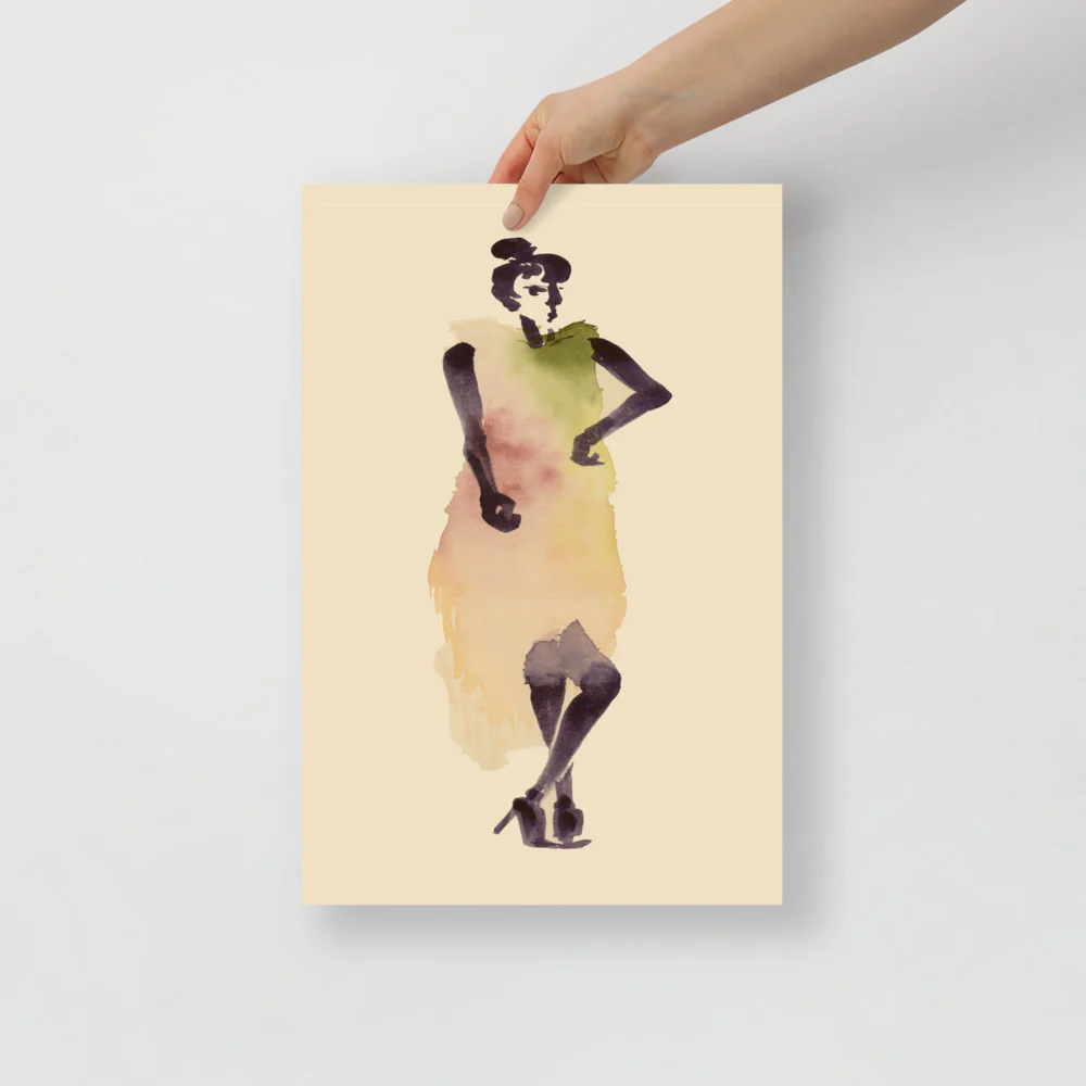 Silky Dress Wall Art - Image 3