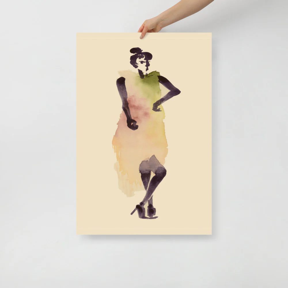 Silky Dress Wall Art - Image 6