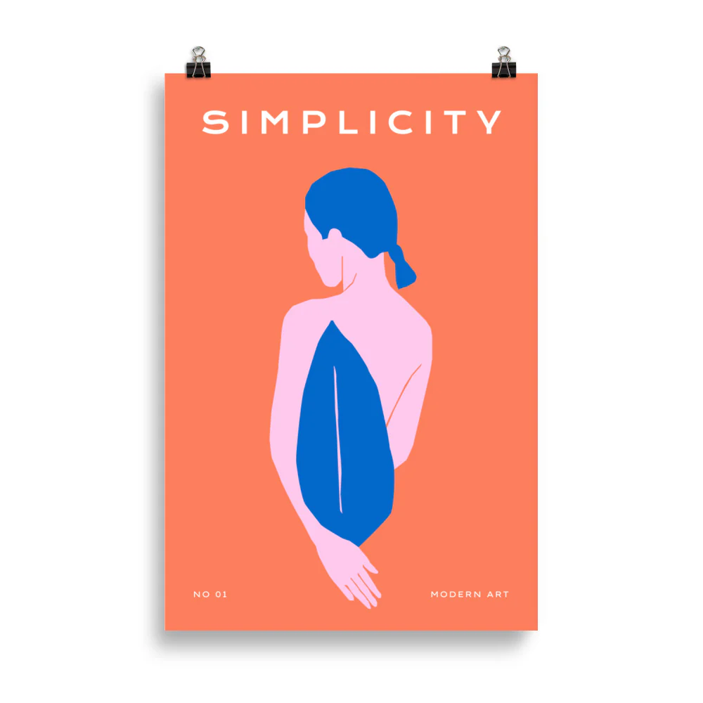 Simplicity-Lady with Blue Hair - Image 5
