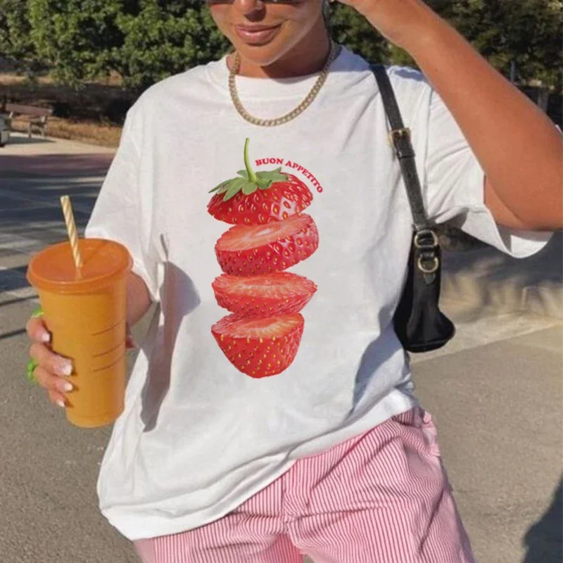Sliced Strawberry T-Shirt - Image 2