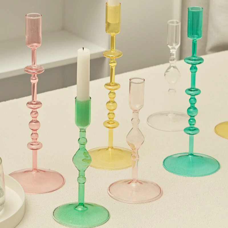 Slim Glass Candleholder - Image 2