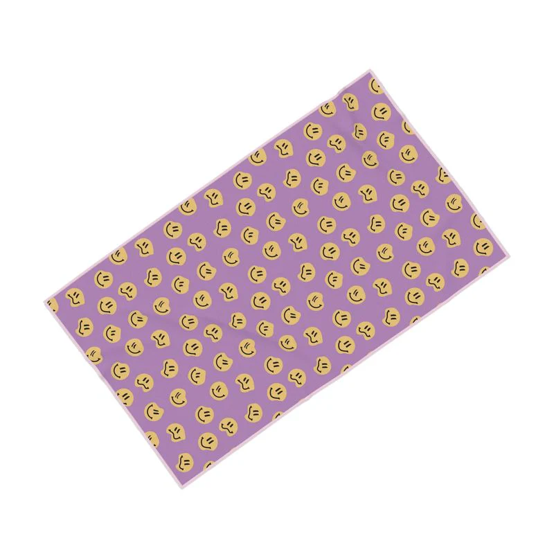 Smiley Bath Towel - Liilac - Image 3