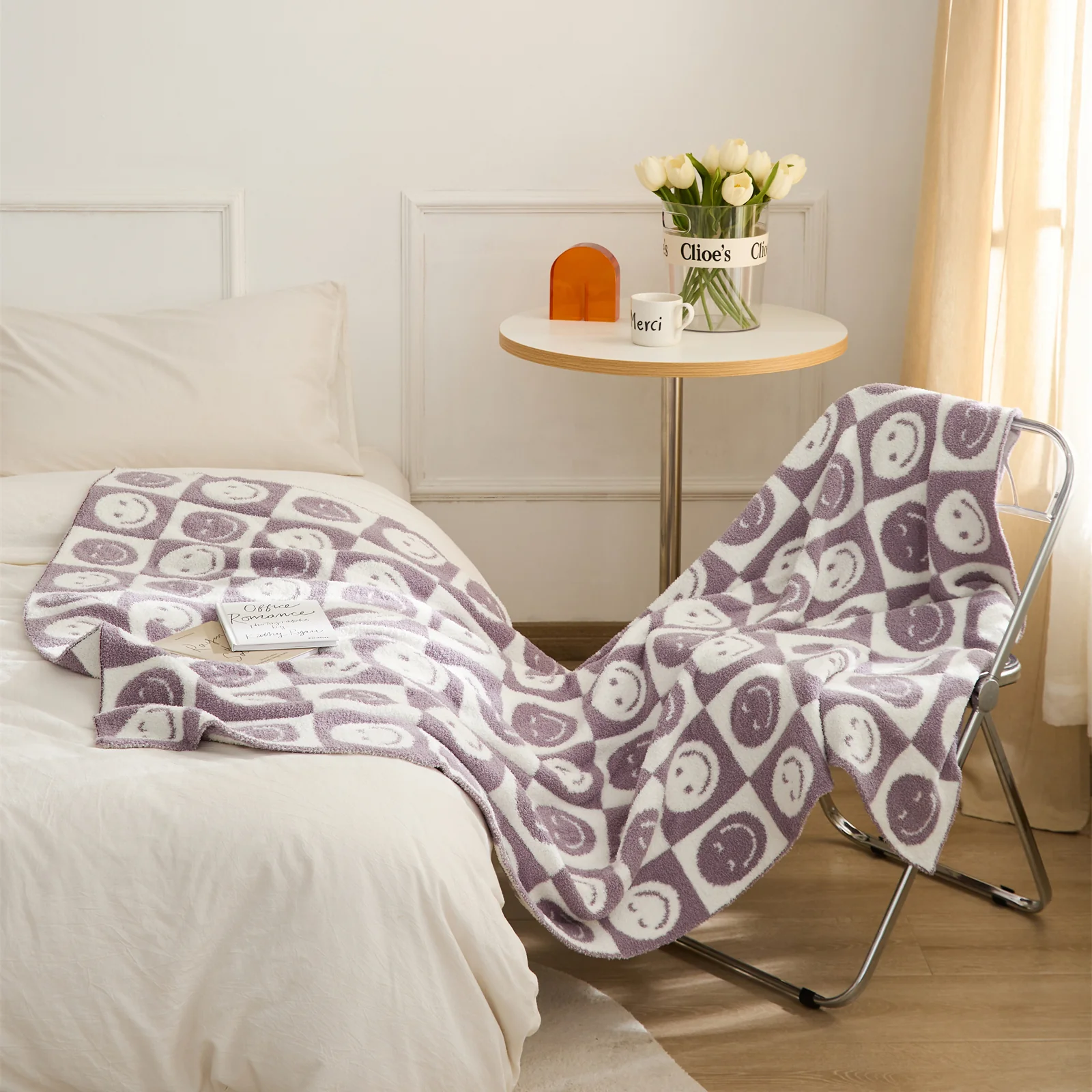 Smiley Checkered Blanket - Image 12