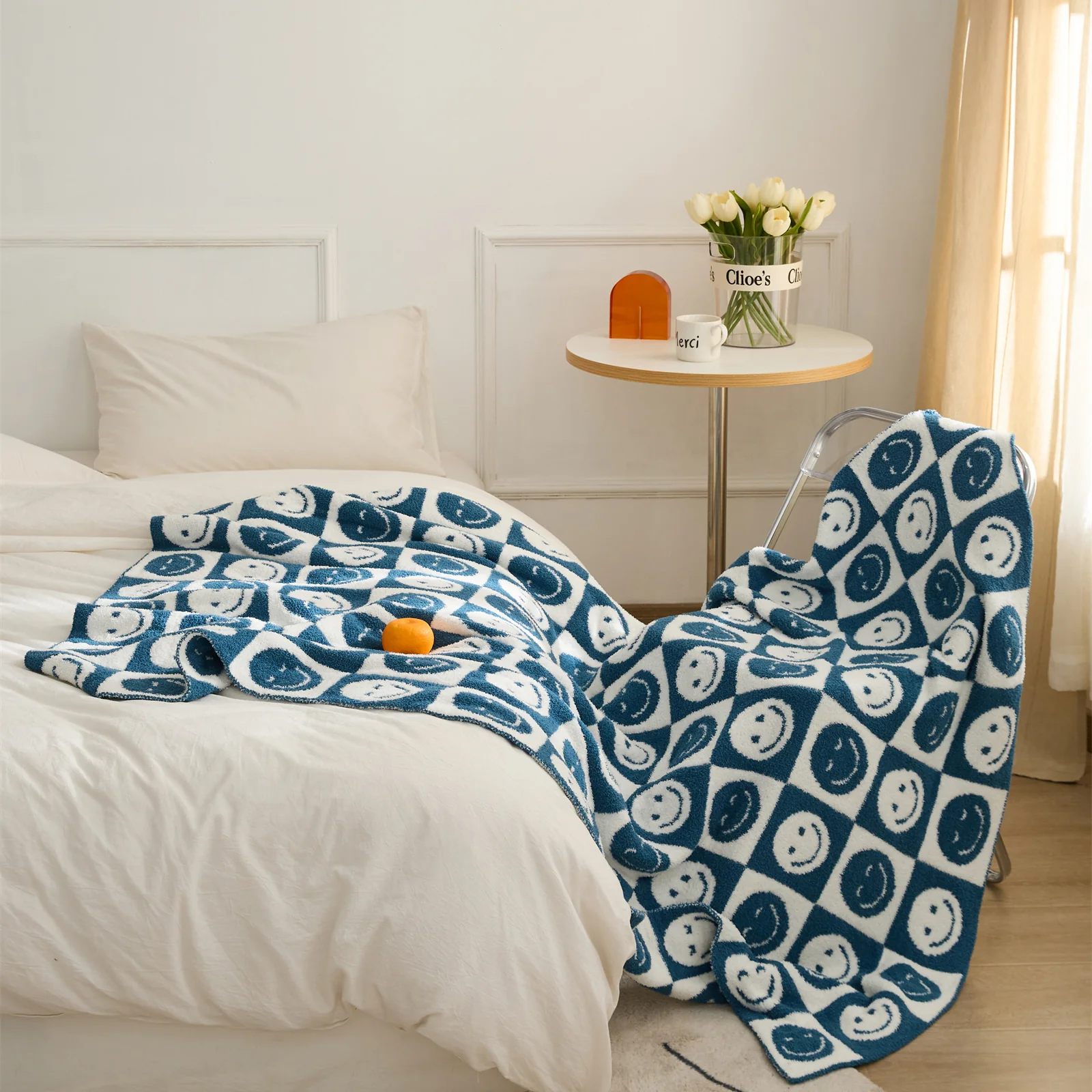 Smiley Checkered Blanket - Image 13