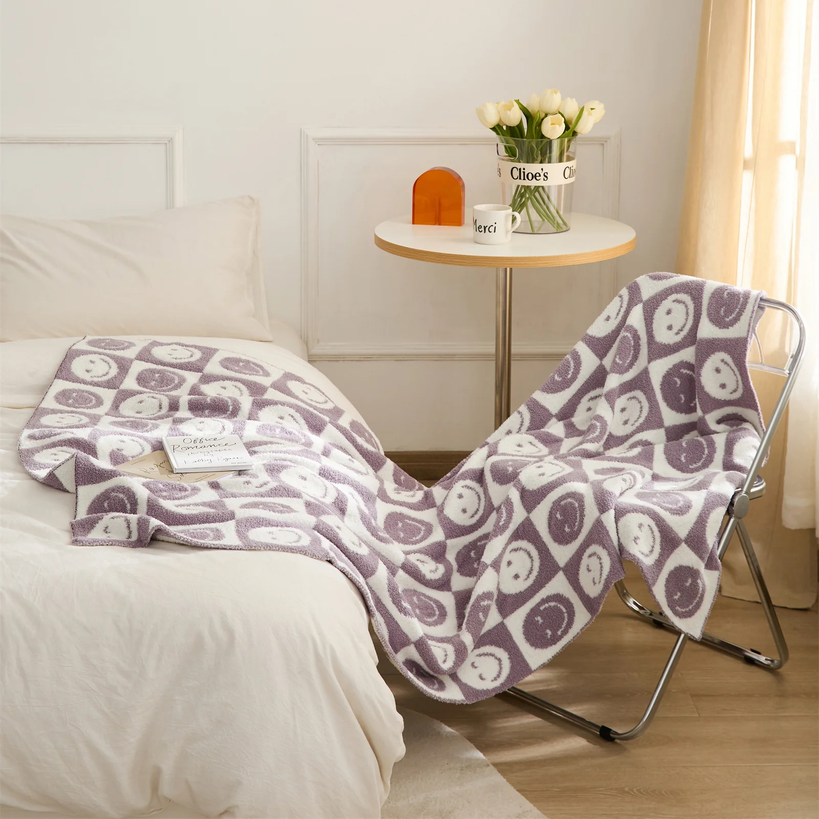 Smiley Checkered Blanket - Image 14