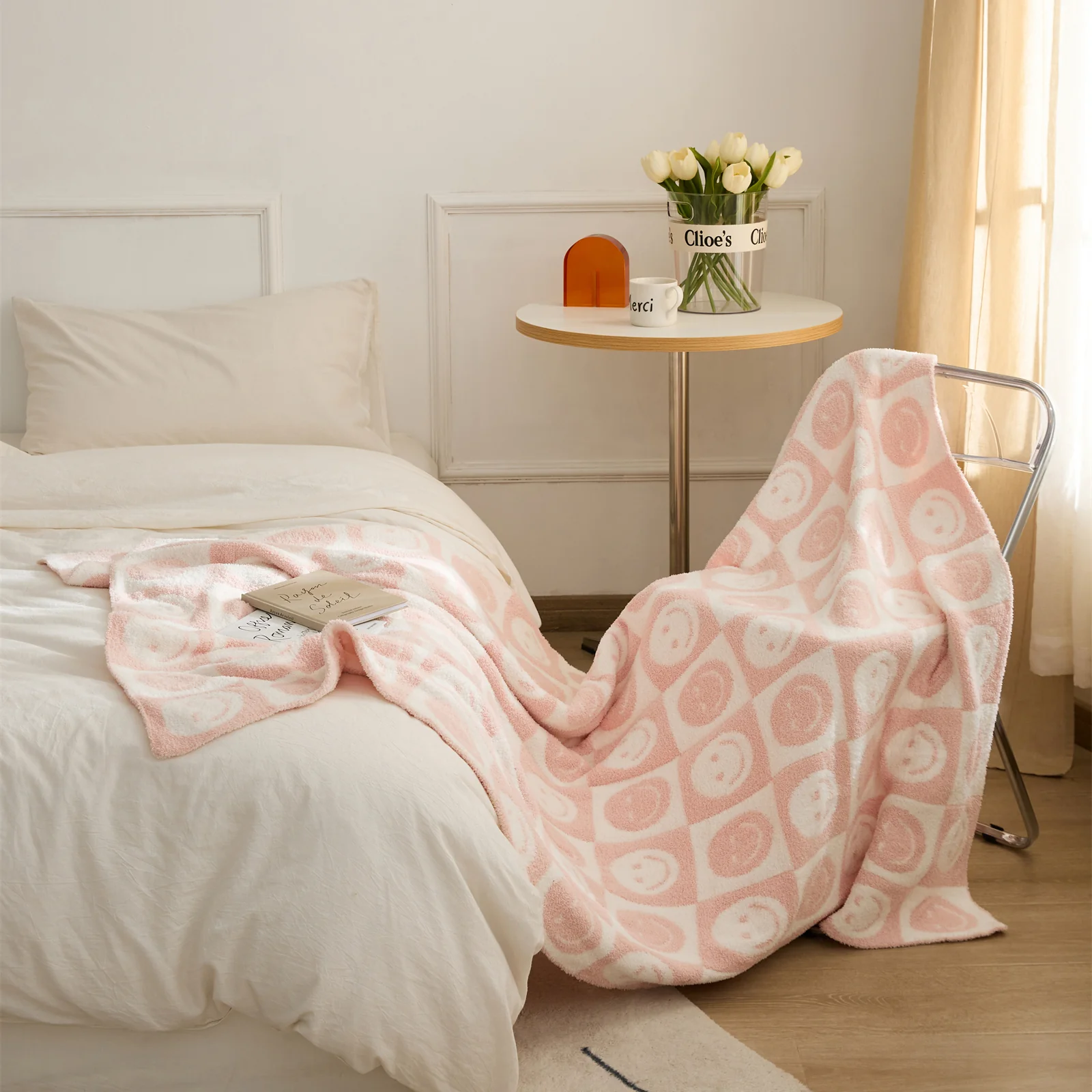 Smiley Checkered Blanket - Image 16