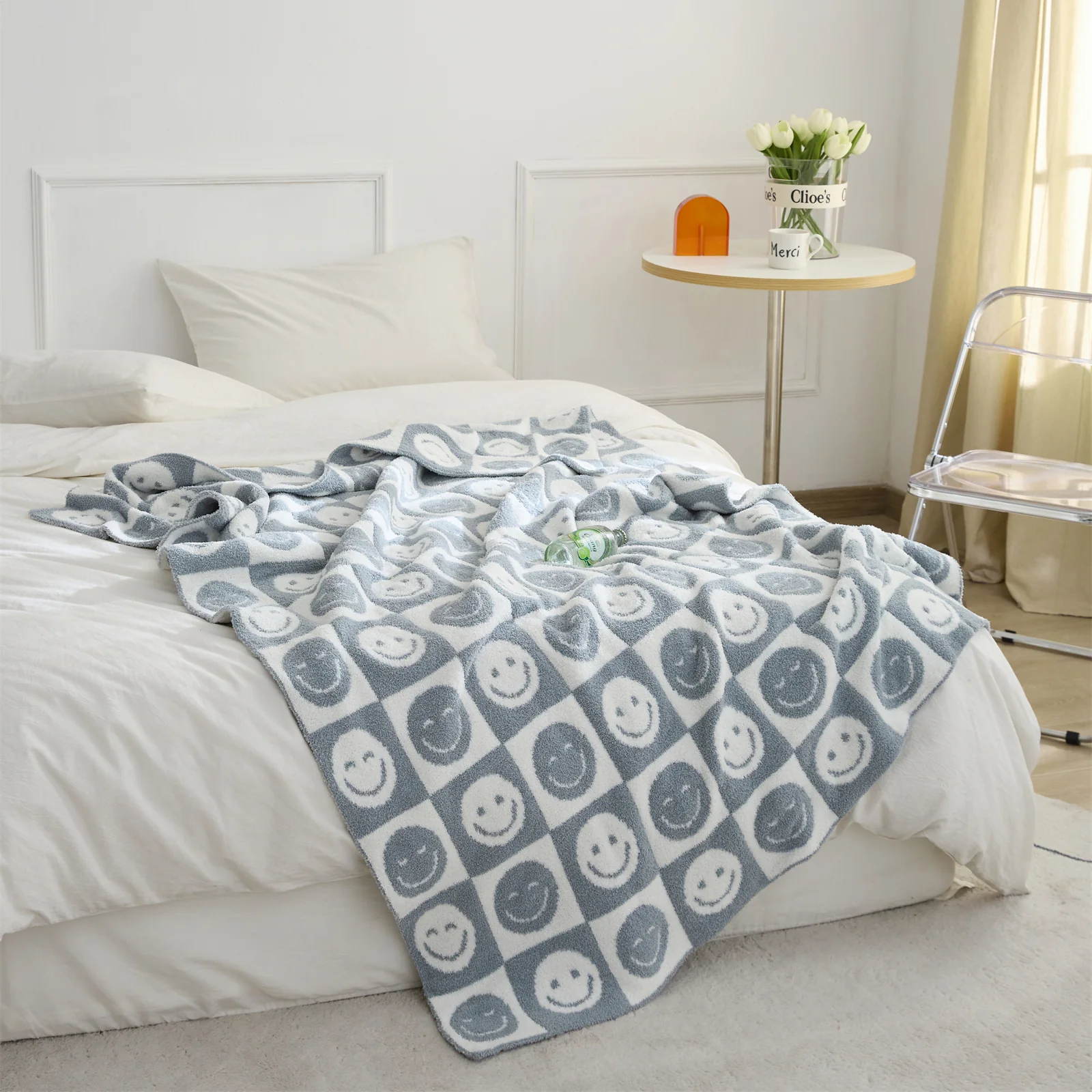 Smiley Checkered Blanket - Image 19