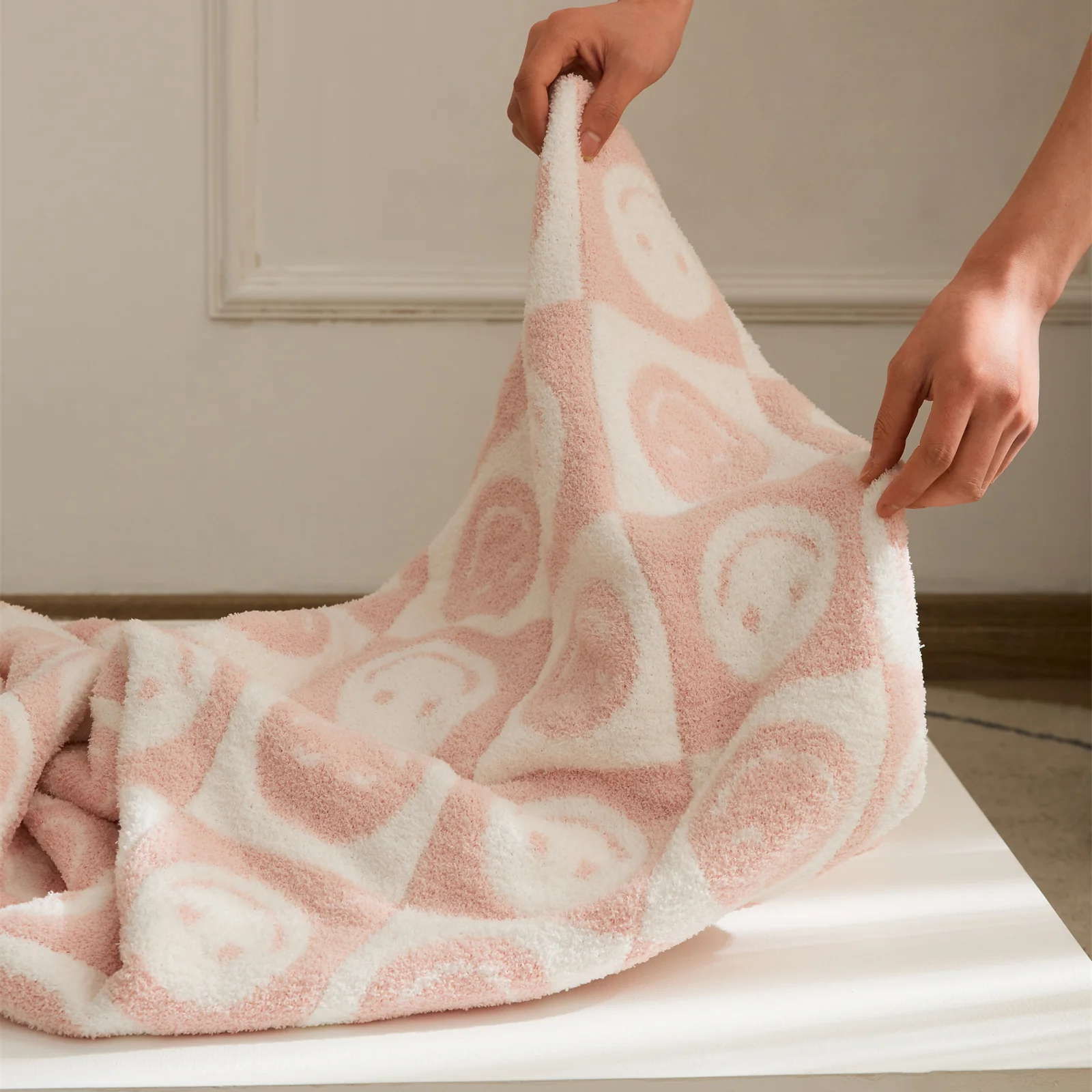 Smiley Checkered Blanket - Image 24
