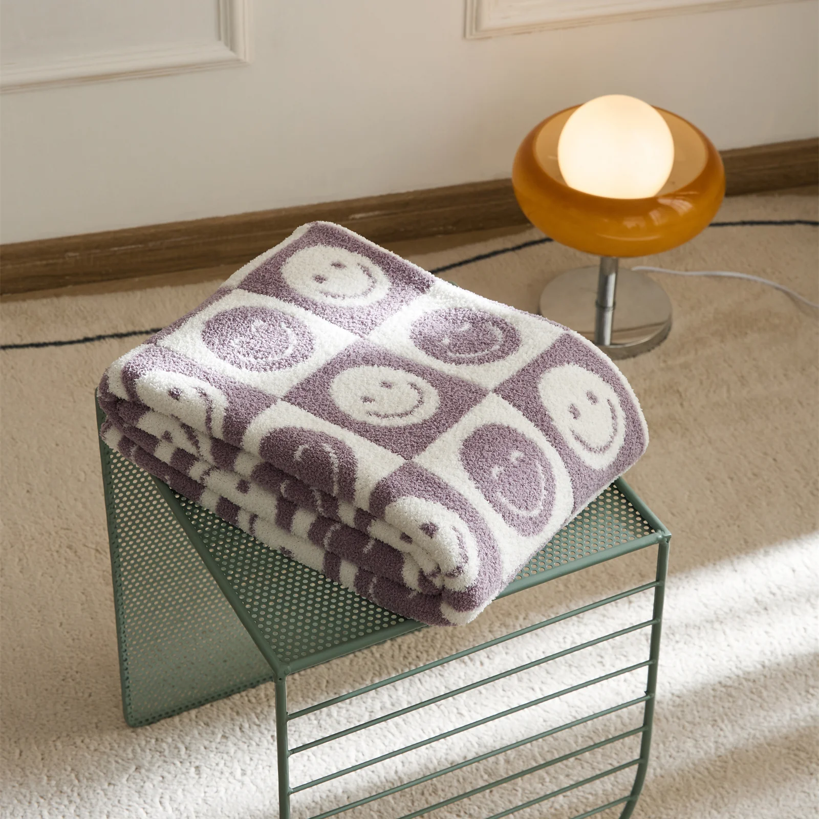 Smiley Checkered Blanket - Image 27