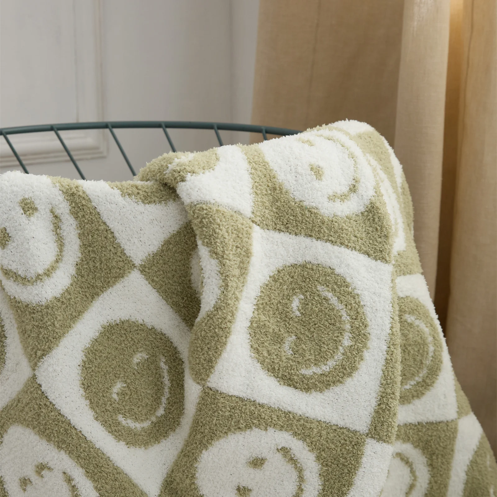 Smiley Checkered Blanket - Image 29