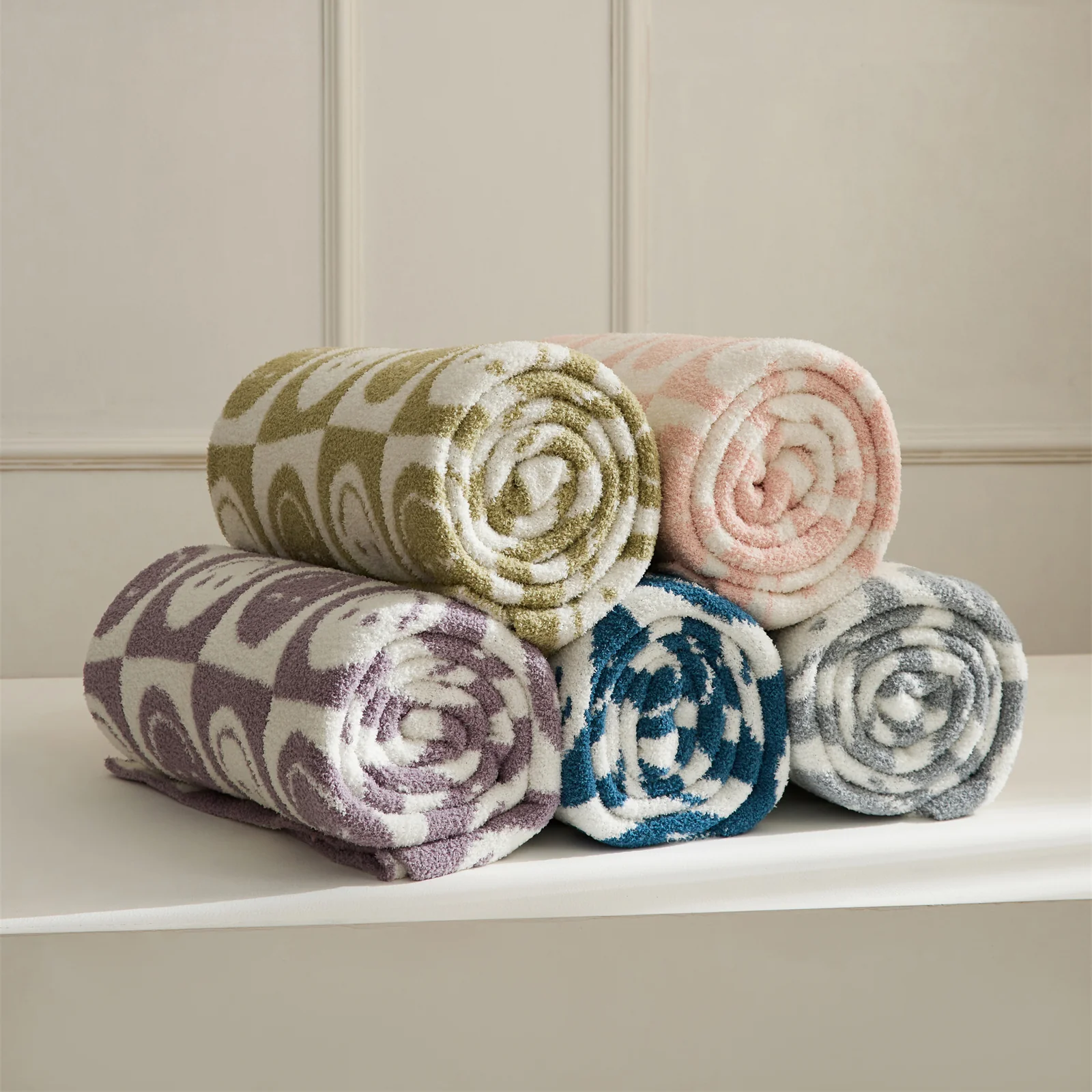 Smiley Checkered Blanket - Image 6