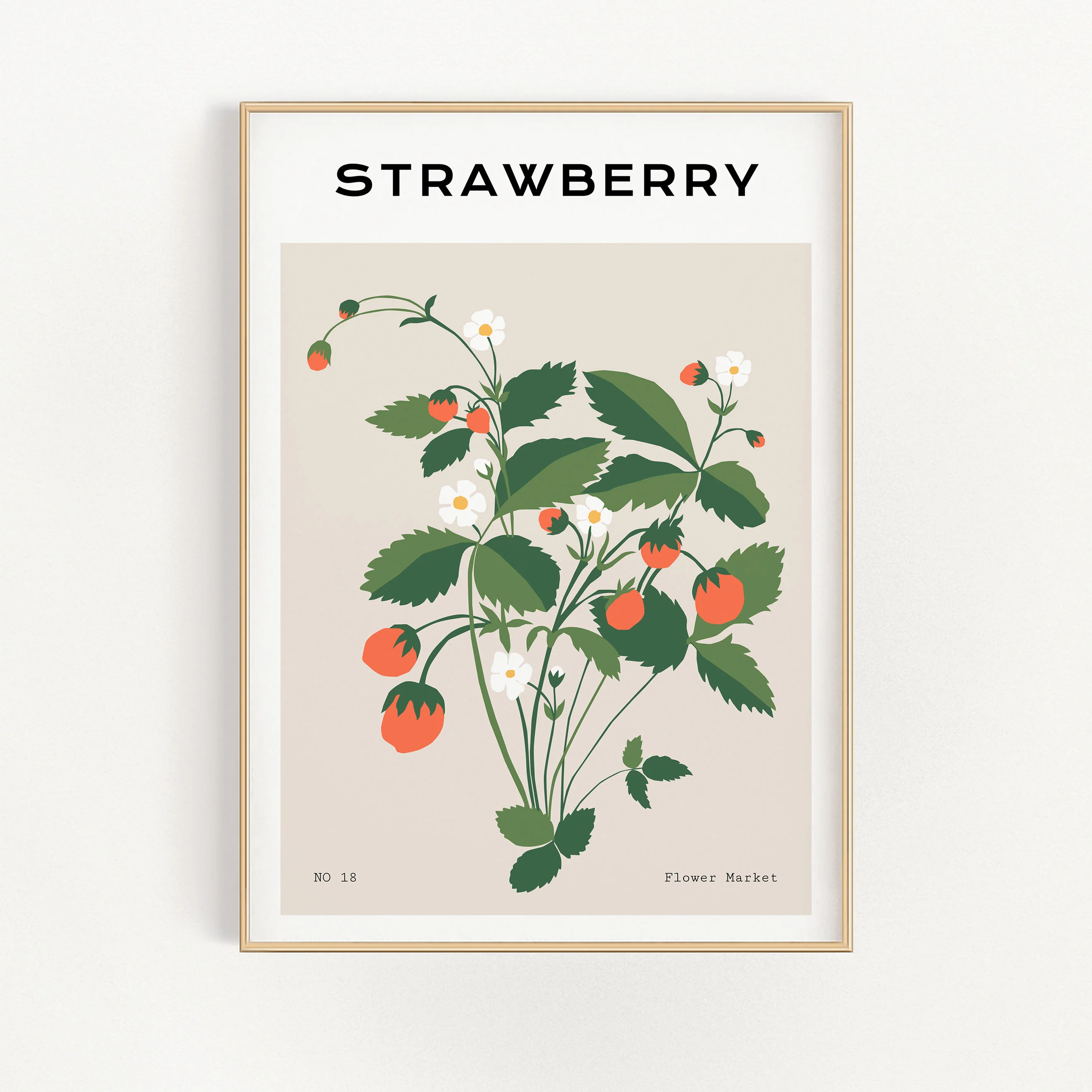 Strawberry Flower