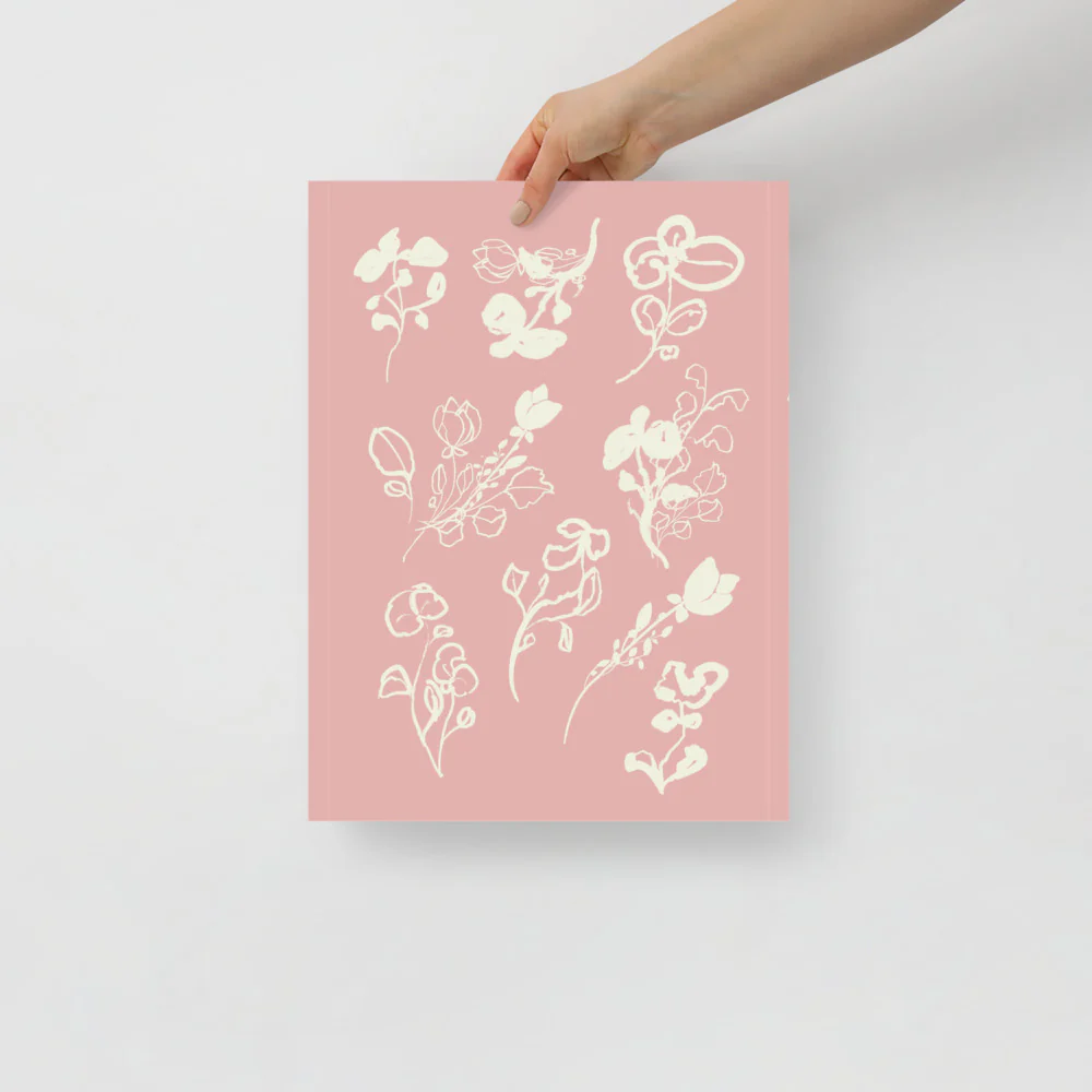 Strawberry Flowers Wall Art - Image 2