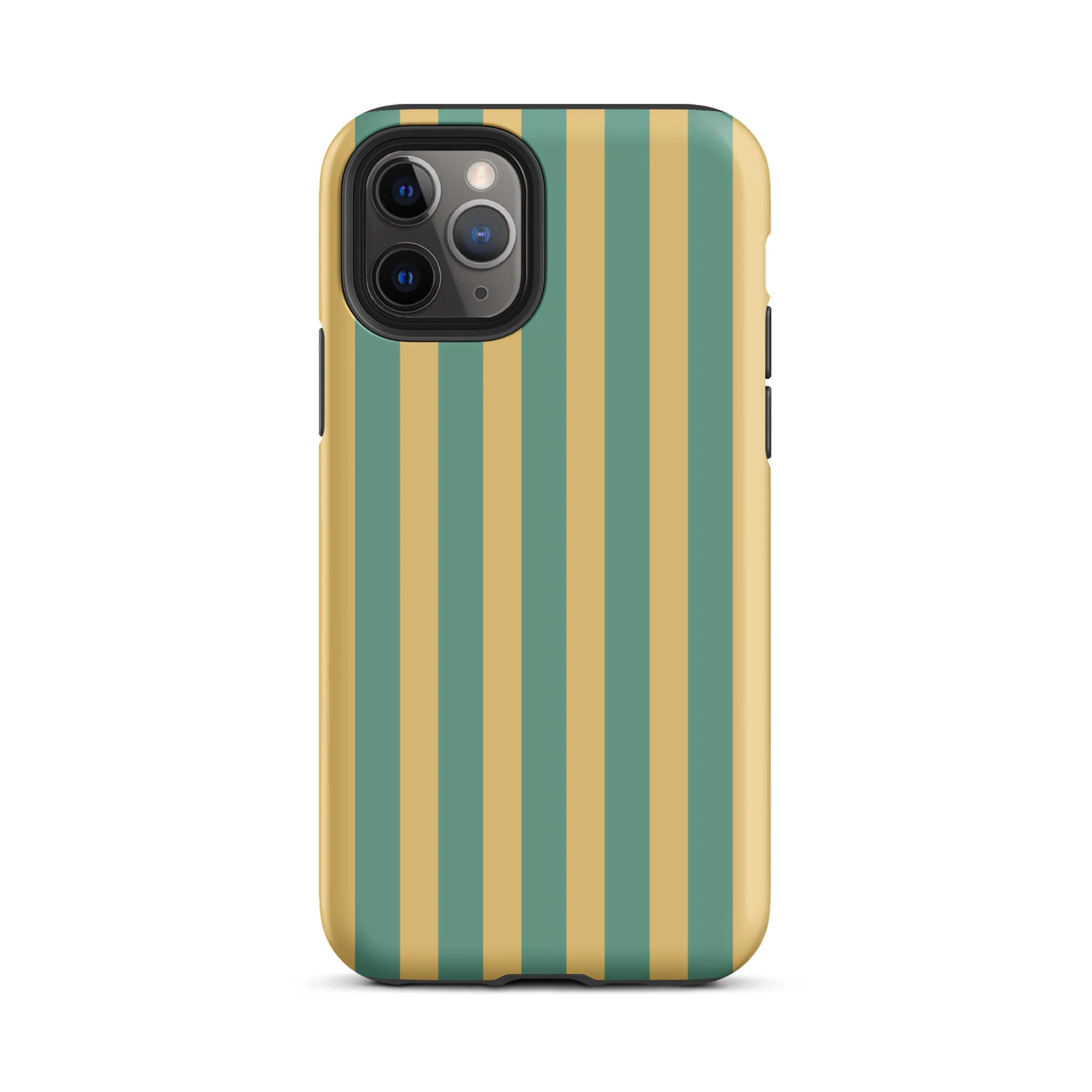 Stripe iPhone® Case - Mint, Yellow