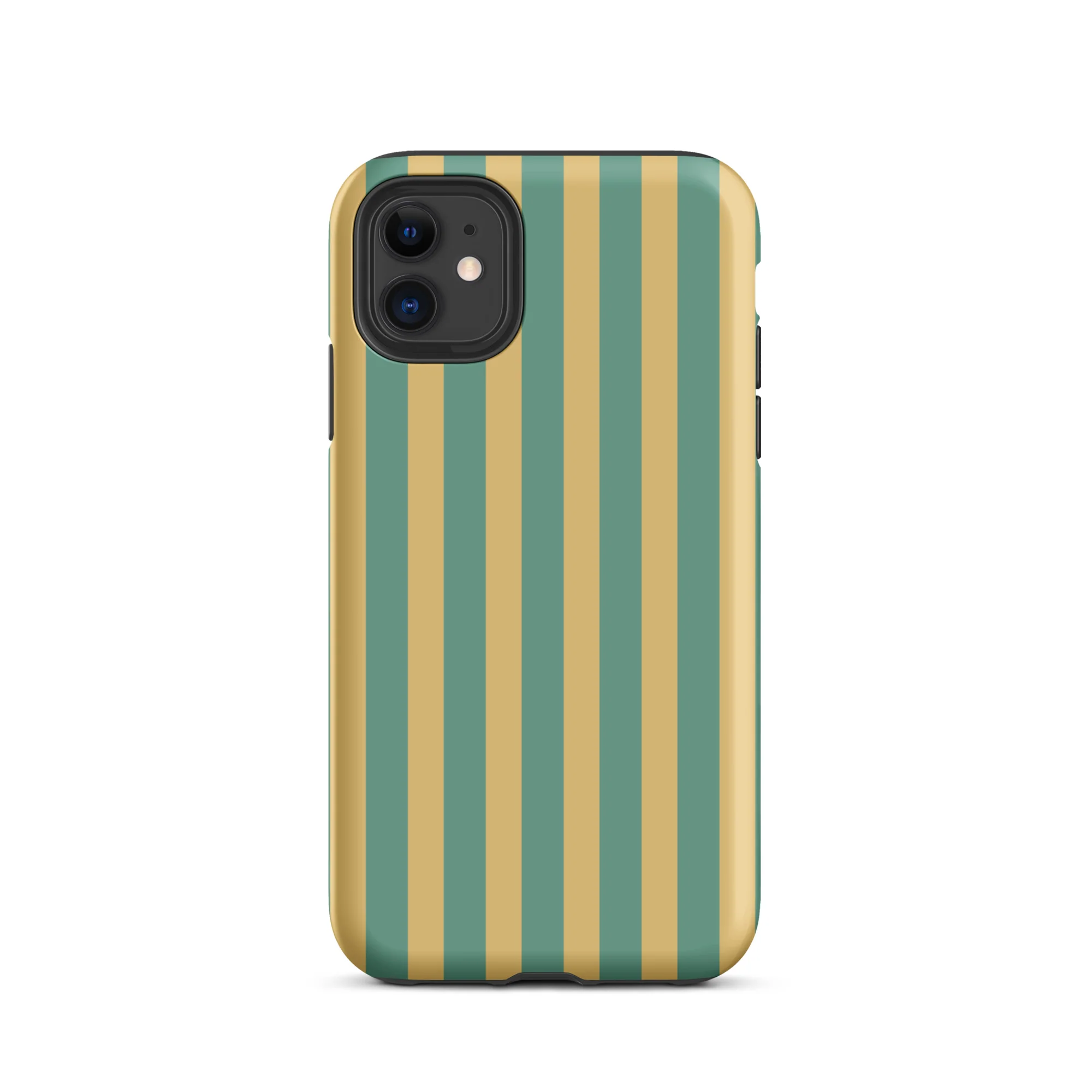 Stripe iPhone® Case - Mint, Yellow - Image 2