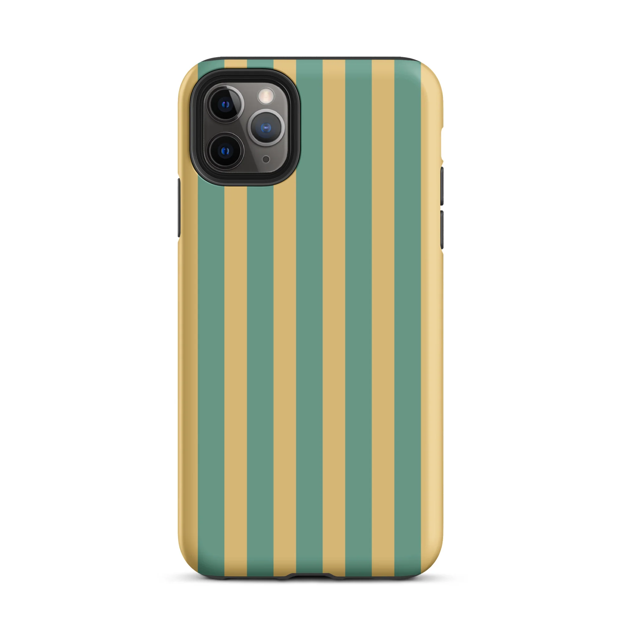 Stripe iPhone® Case - Mint, Yellow - Image 3