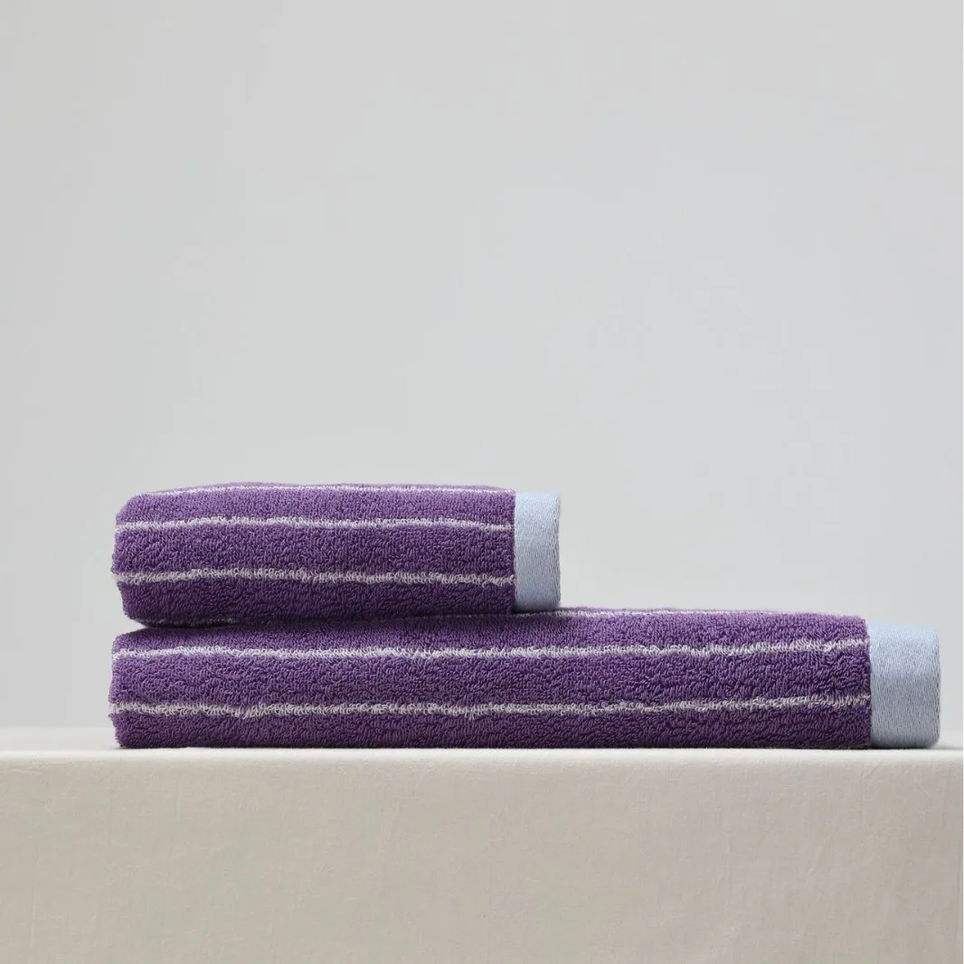 Stripe Pattern Cotton Towel - Image 10