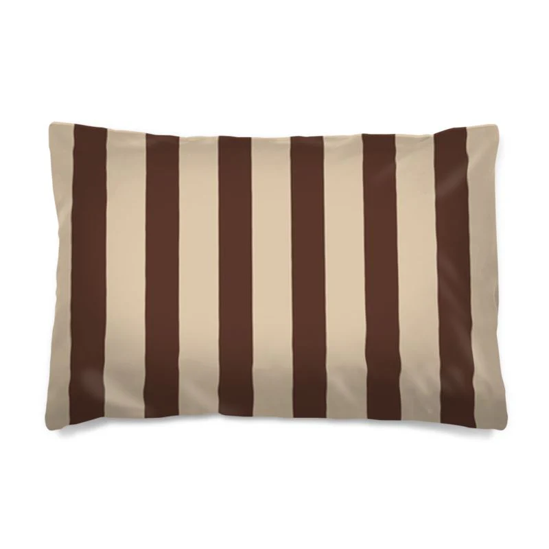 Stripe Pillowcase - Cappuccino