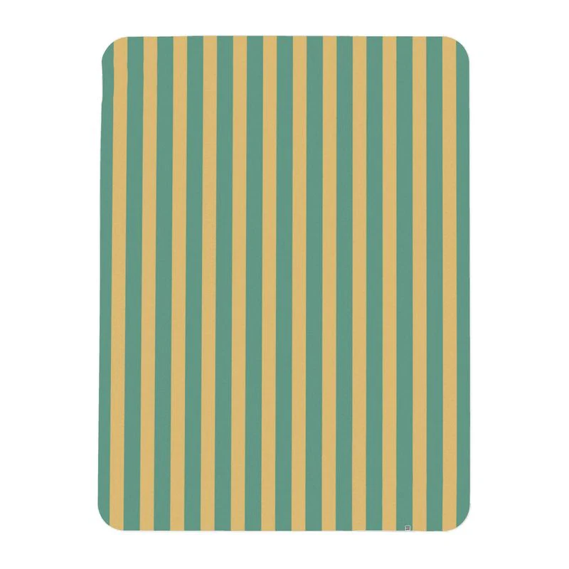 Stripe Throw - Minty Lemon - Image 3
