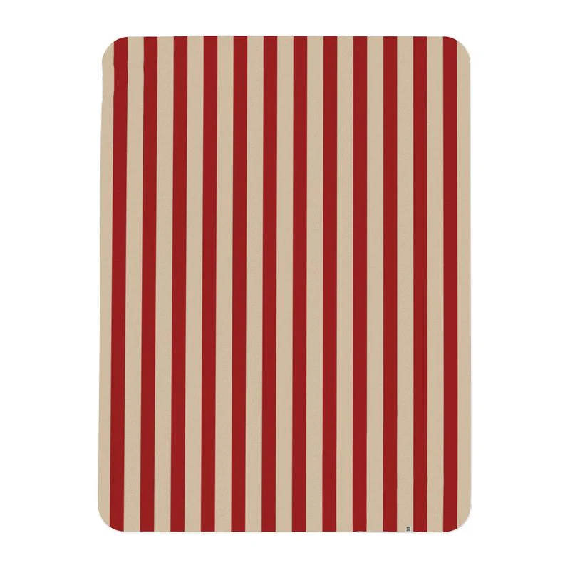 Stripe Throw - Vintage Red - Image 3