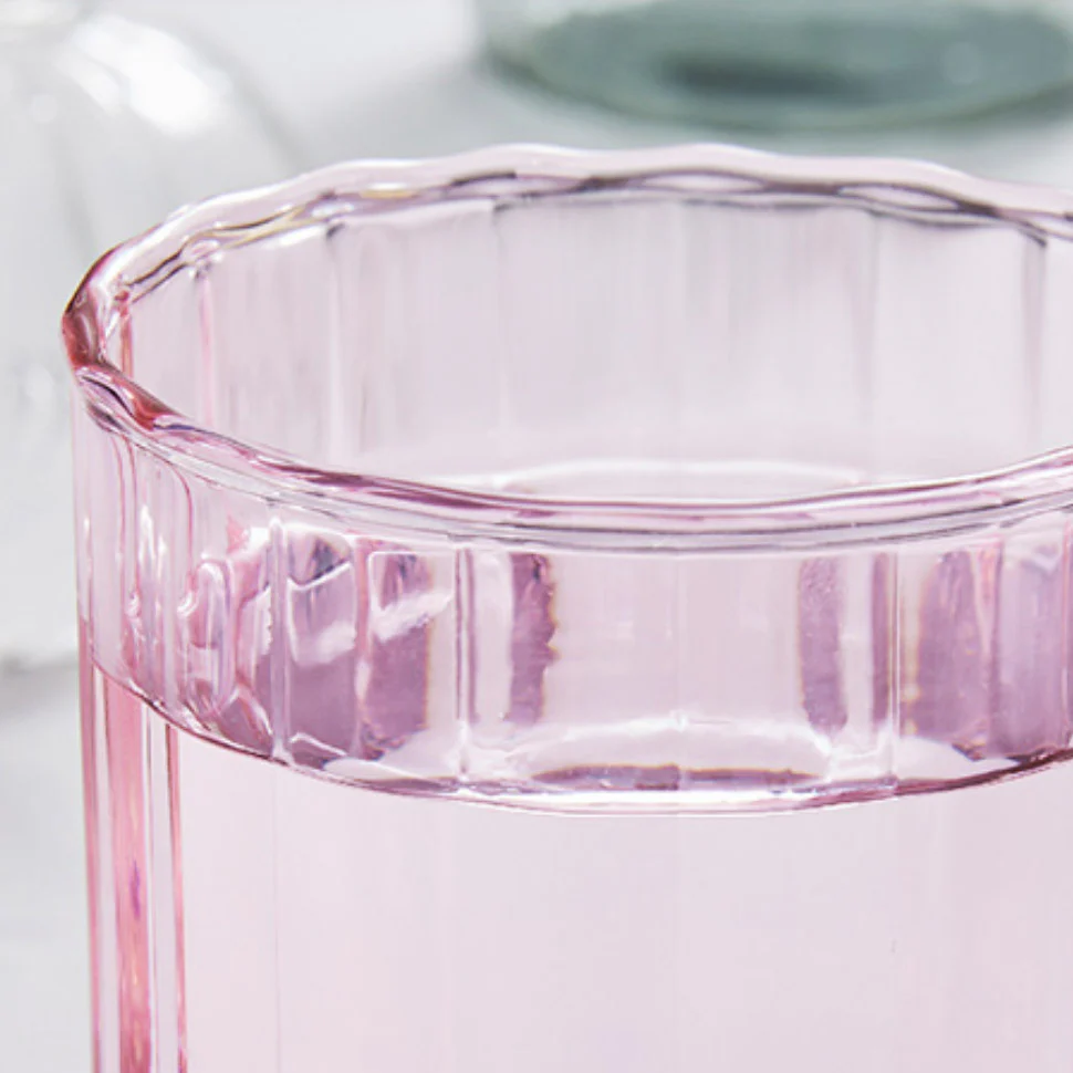 Striped Glass Cups - 6 Colours - Image 11