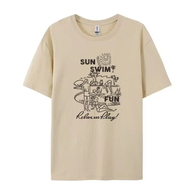 Sun & Swim Print T-Shirt