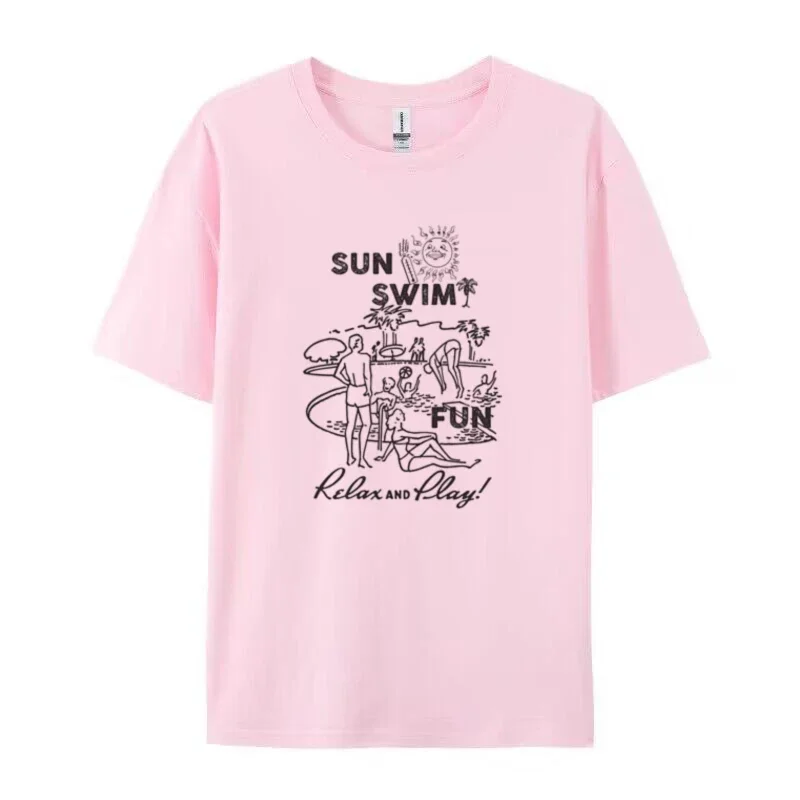 Sun & Swim Print T-Shirt - Image 4