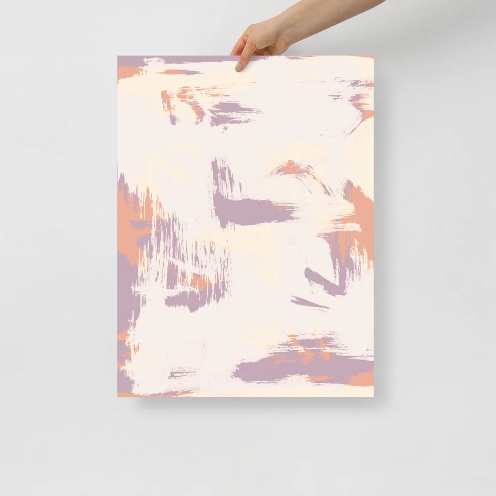Sunset Blush Paint Wall Art - Image 11