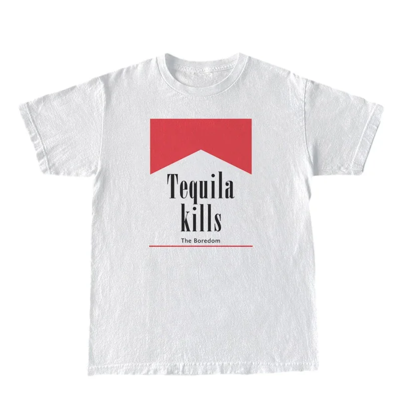 Tequila Retro Print T-Shirts - Image 11