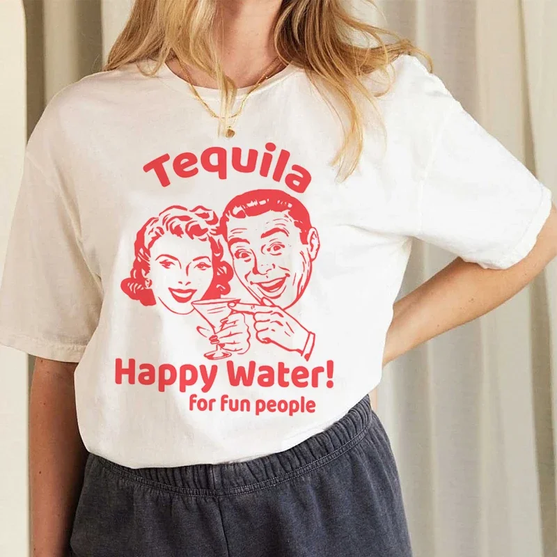 Tequila Retro Print T-Shirts - Image 2