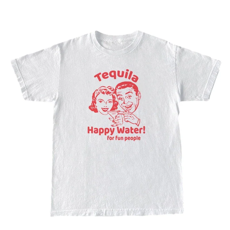 Tequila Retro Print T-Shirts - Image 7