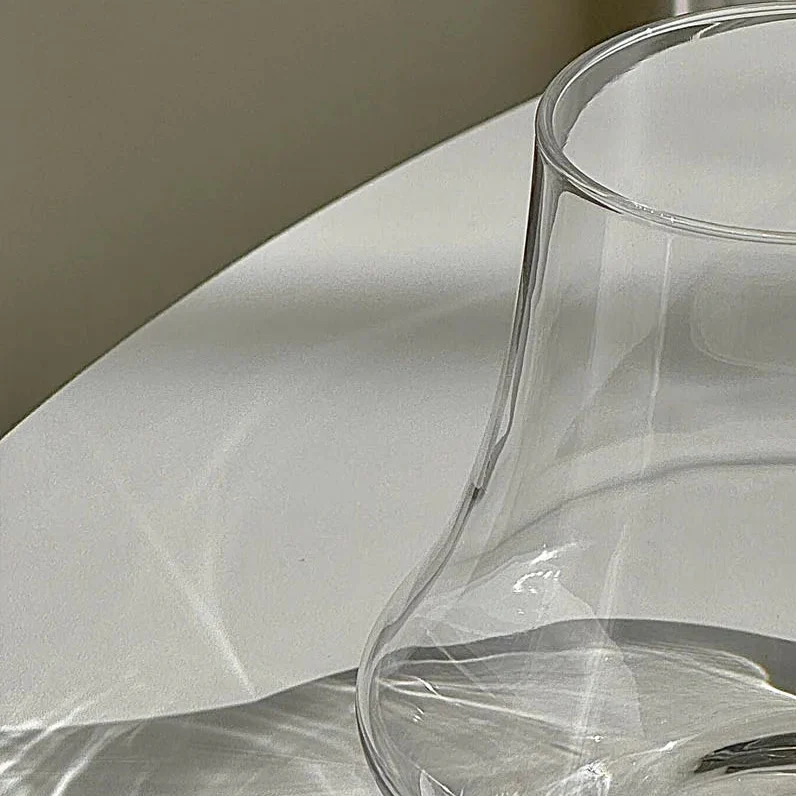 Textured Curve Glass Cup - Image 7