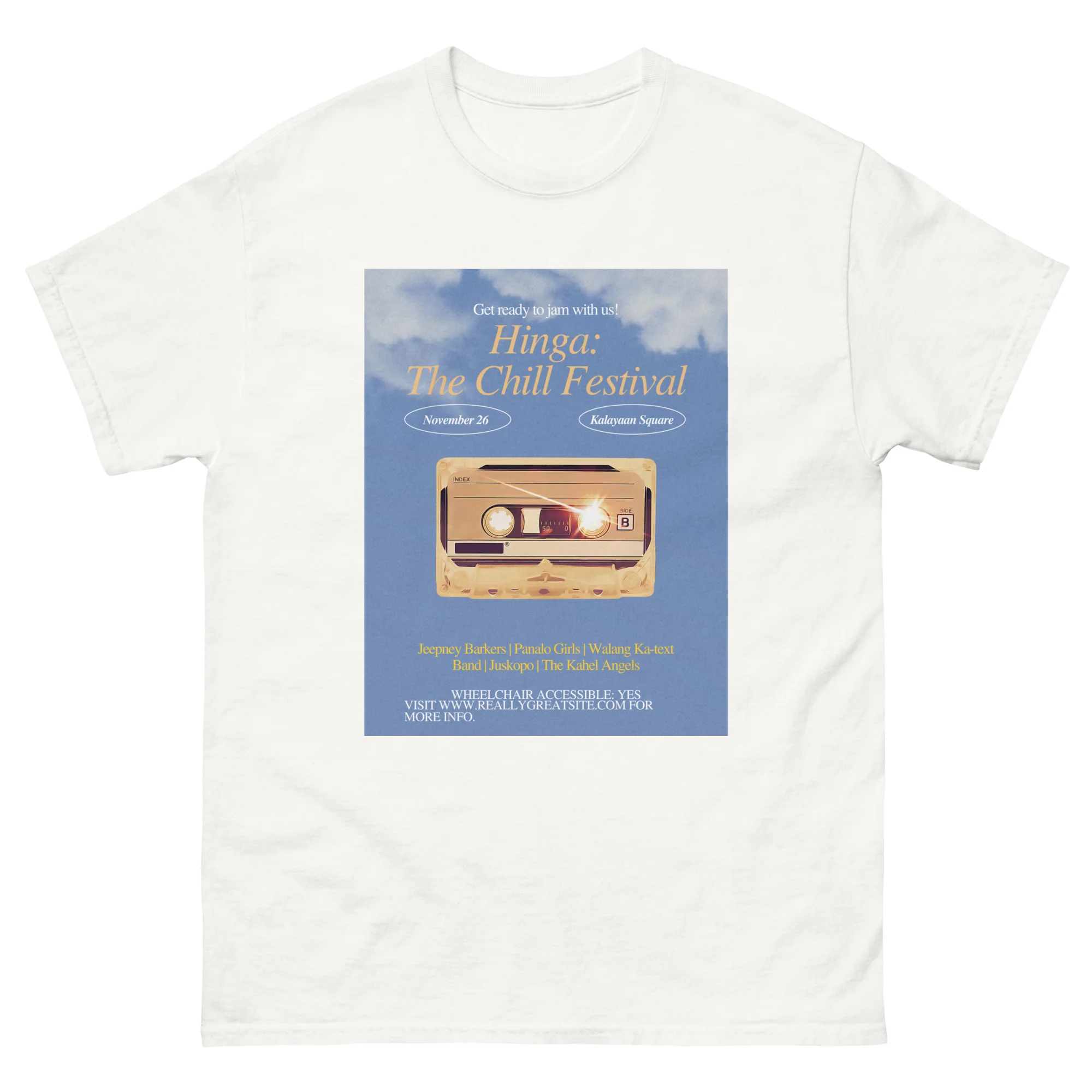 The Chill Festival Poster T-shirt