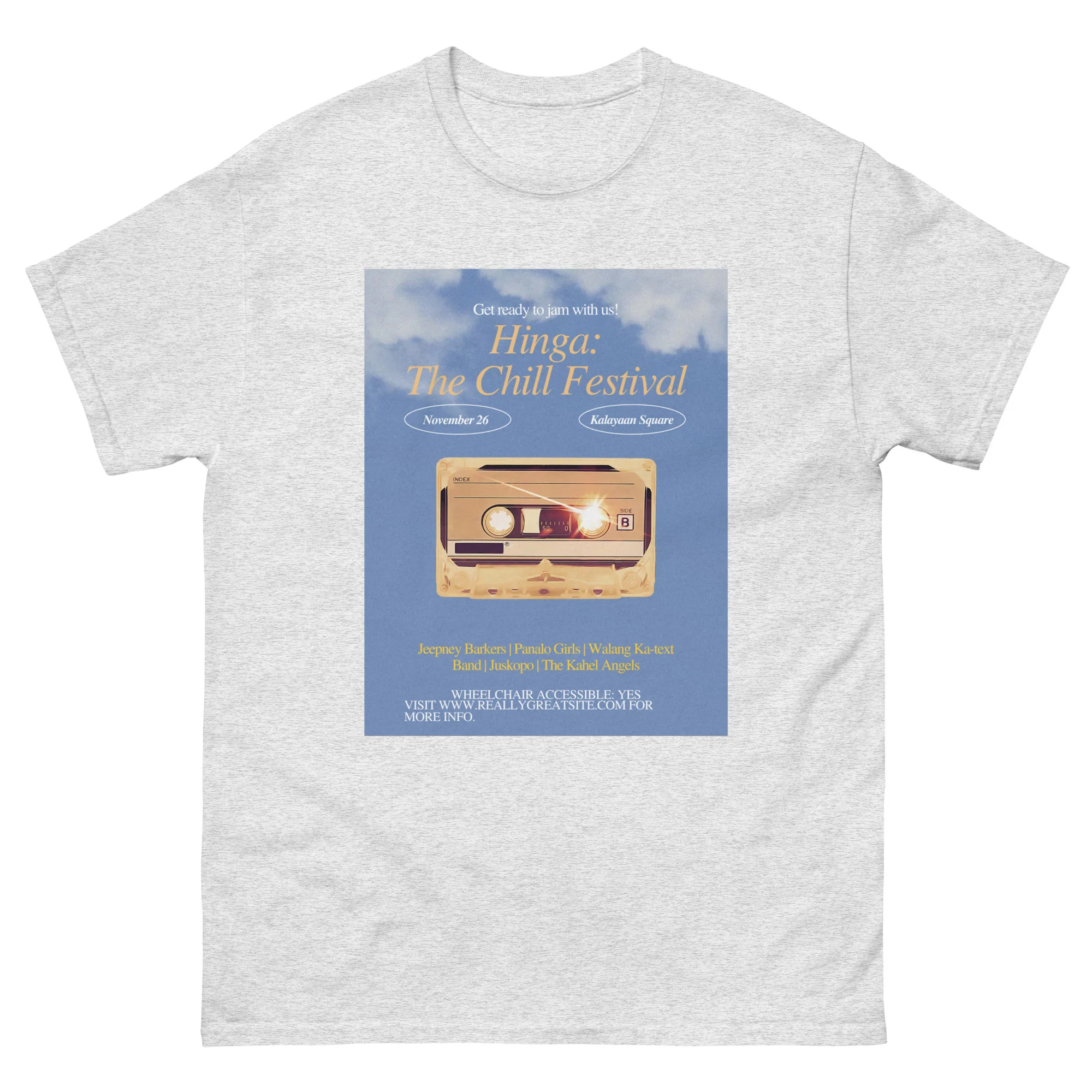 The Chill Festival Poster T-shirt - Image 2