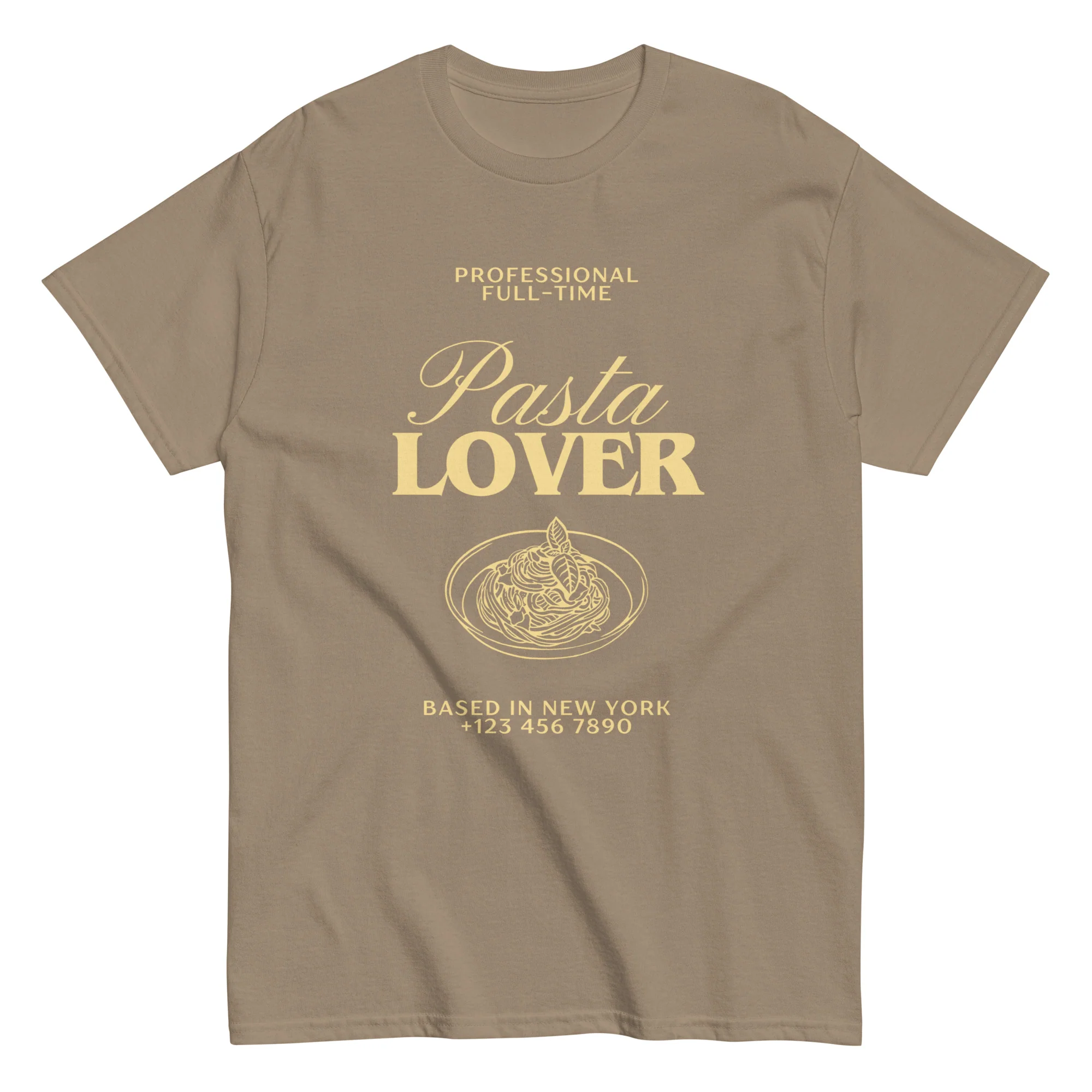 The Pasta Lover T-shirt Dark - Image 10