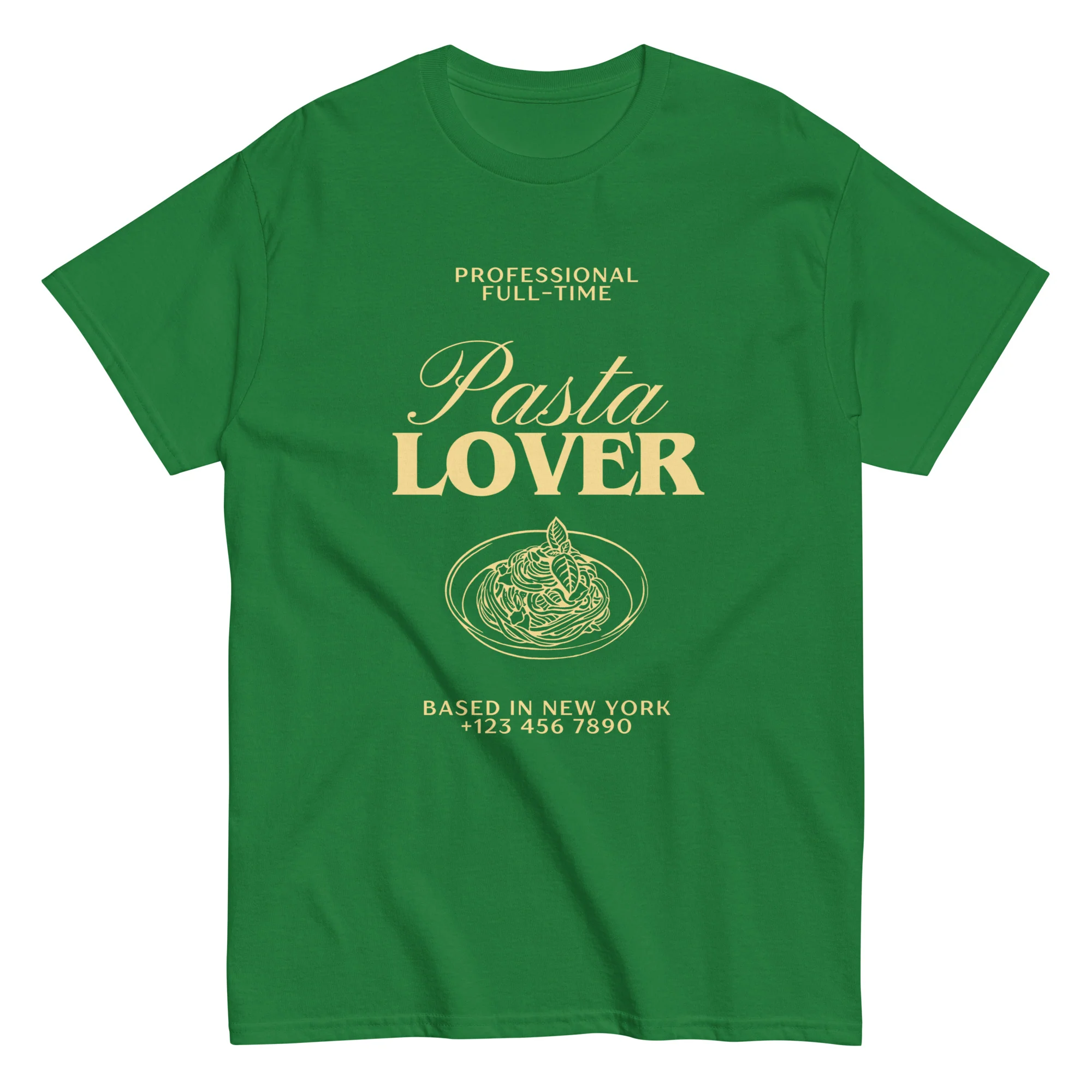 The Pasta Lover T-shirt Dark - Image 6
