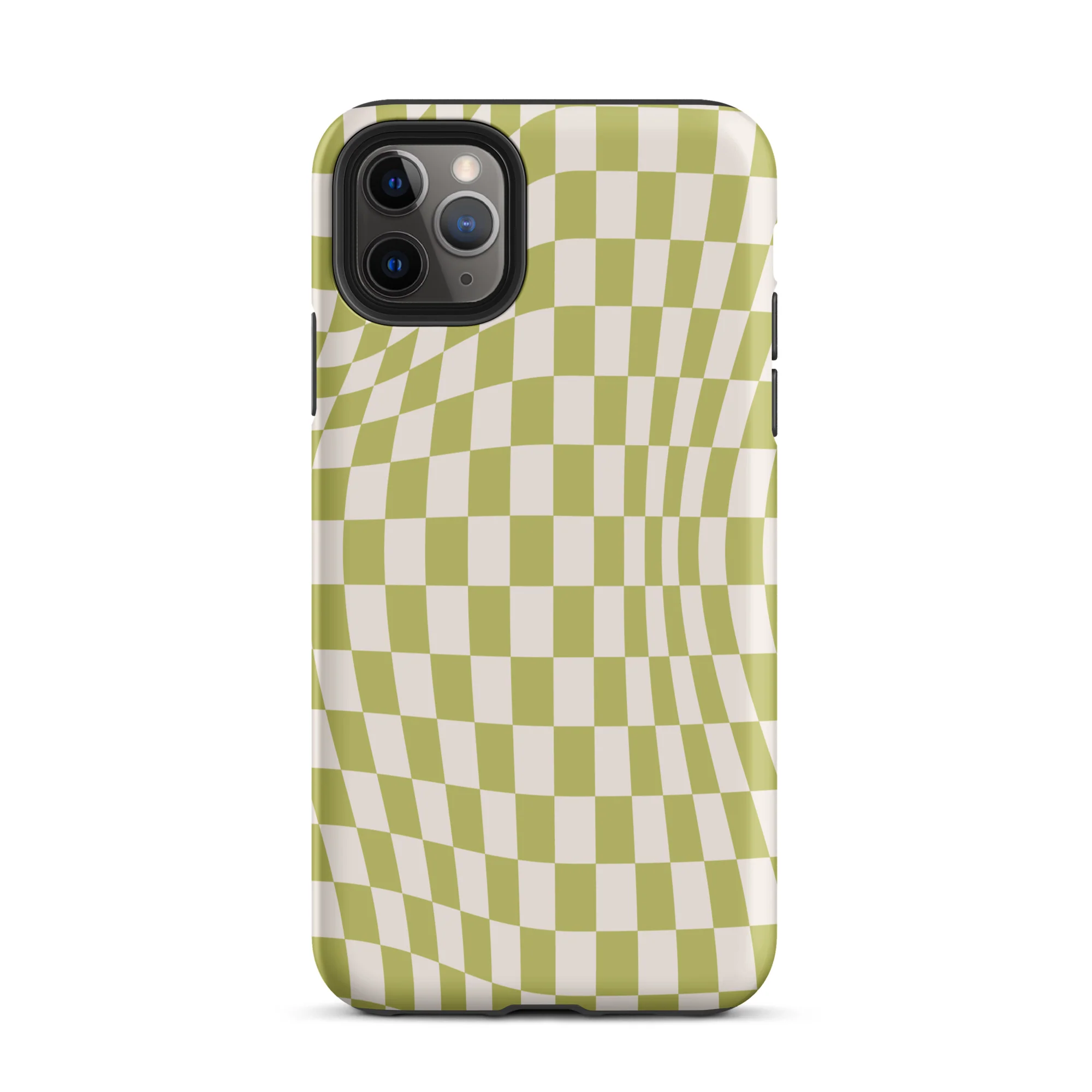 Green Checker iPhone® Case - Image 4