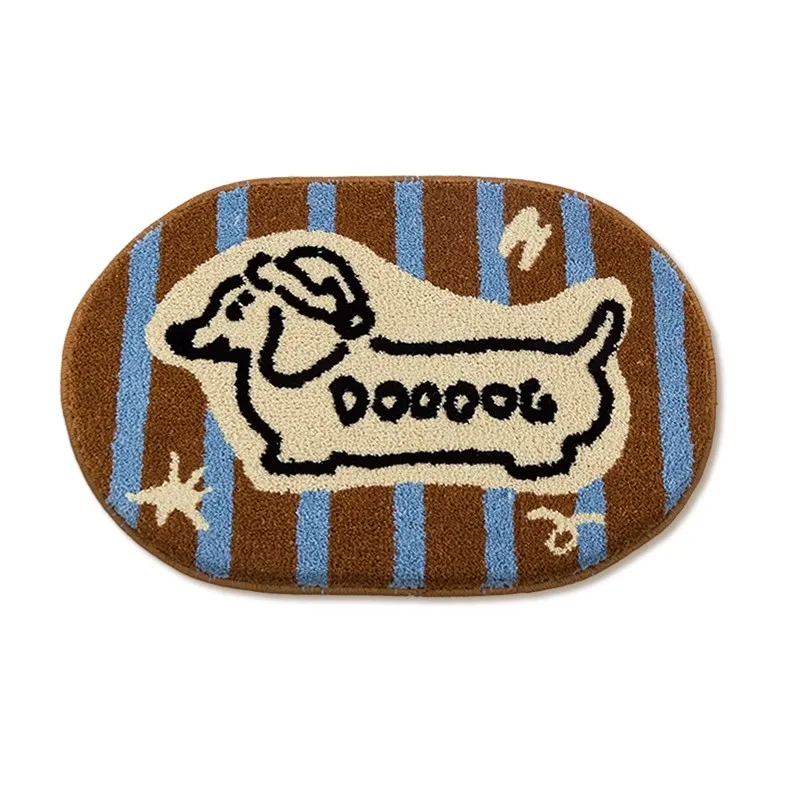 Tufted Dachshund Bathroom Mat - Image 8