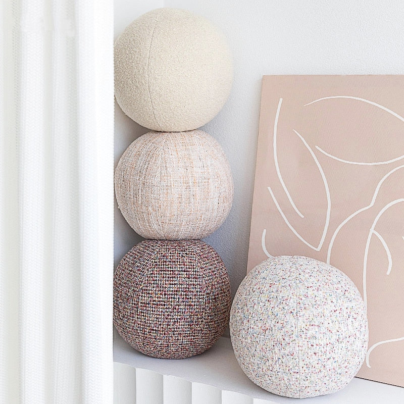Tweed Globe Cushion - Image 2