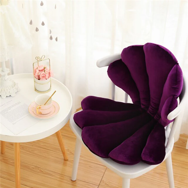 Velvet Shell Seat Cushion - Image 12