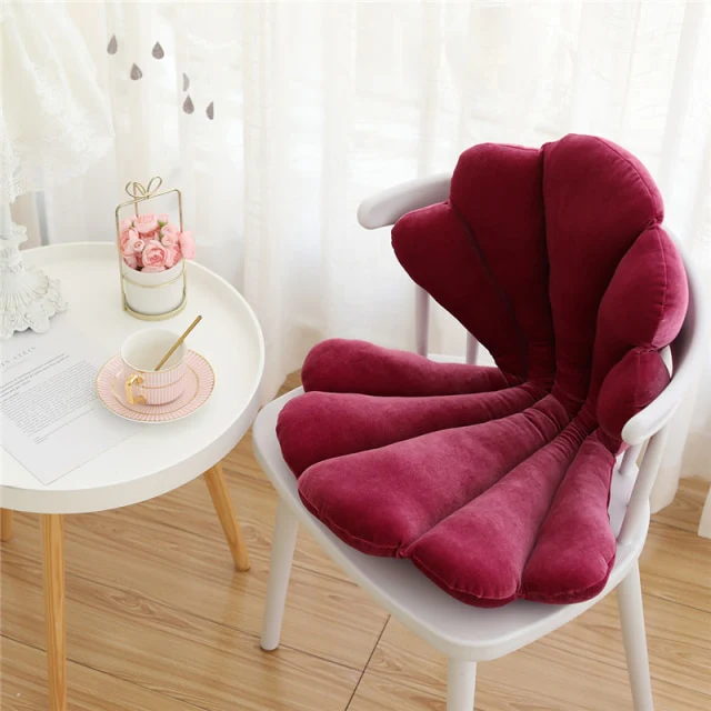Velvet Shell Seat Cushion - Image 13